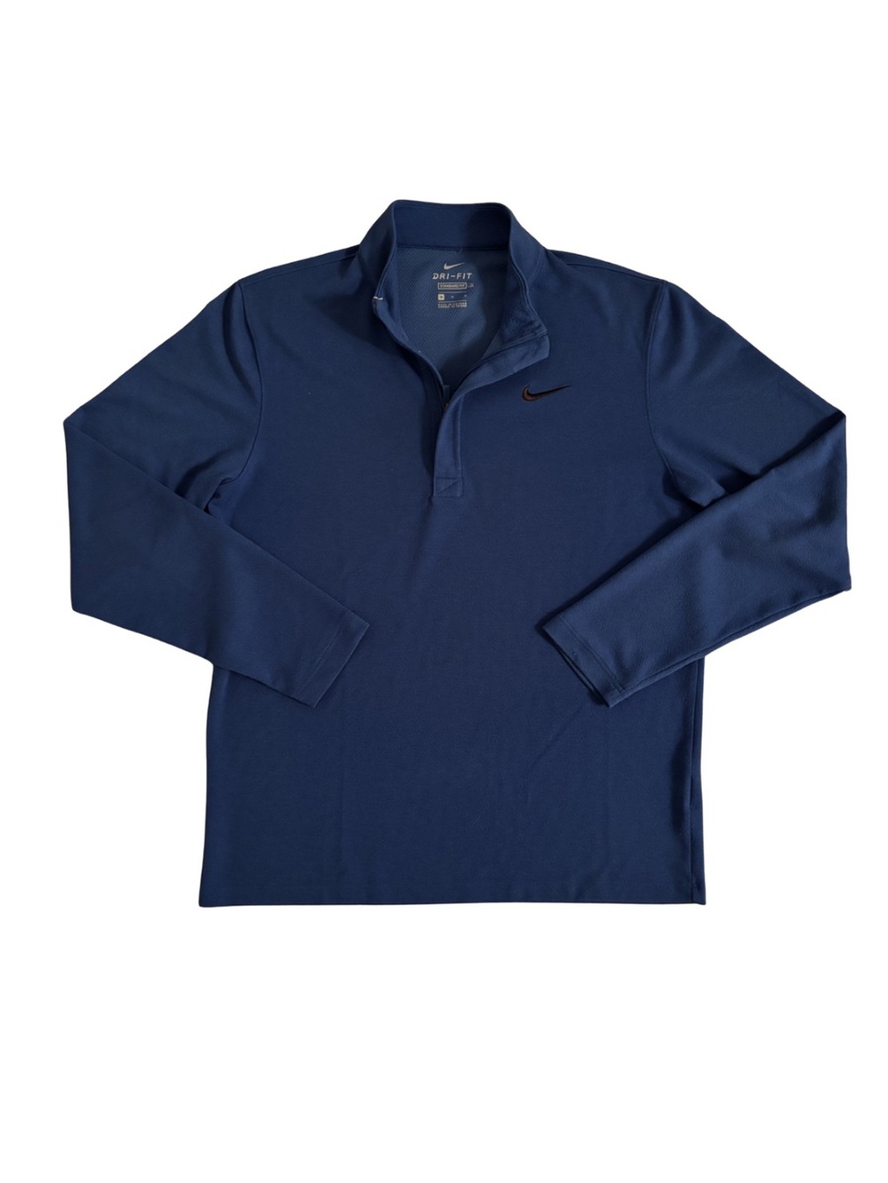 Nike Embroidered Dri-FIT Quarter Zip Pullover - Teal
